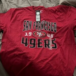 NFL San Francisco 49ers Red Short Sleeve Tee
